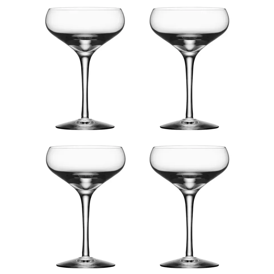Champagne Glasses^Orrefors More Coupe glass 4-pack, 21 cl Transparent