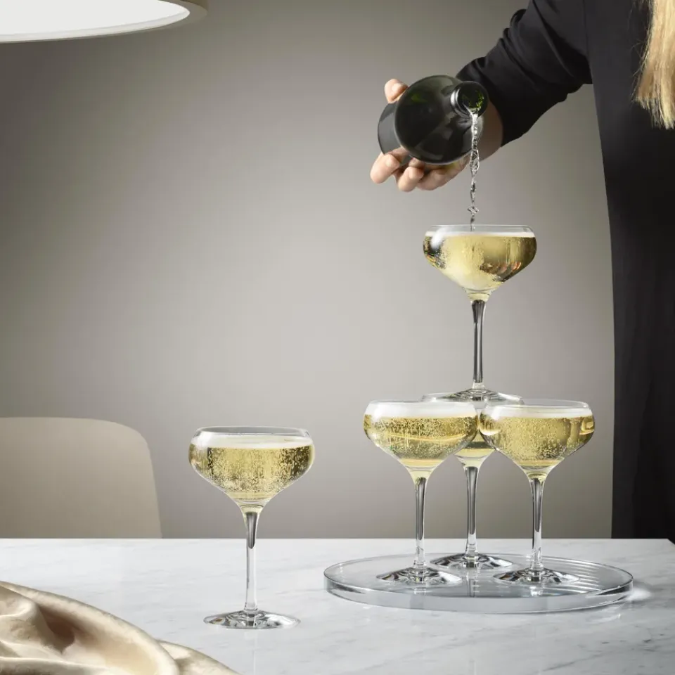 Champagne Glasses^Orrefors More Coupe glass 4-pack, 21 cl Transparent