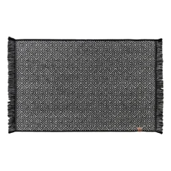 Sale Mette Ditmer Morocco bathroom mat 50x80 cm, Black-white BlackWhite