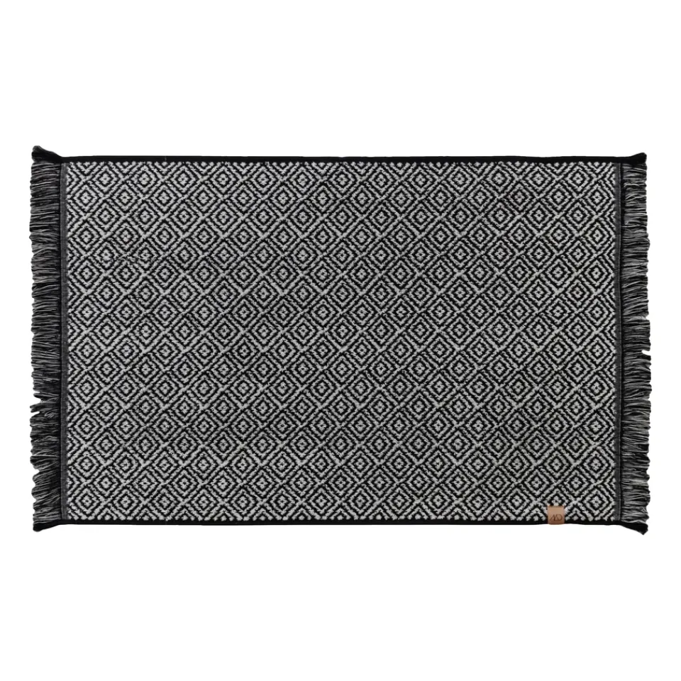 Sale Mette Ditmer Morocco bathroom mat 50x80 cm, Black-white BlackWhite