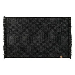 Best Mette Ditmer Morocco bathroom mat 50x80 cm, Black-grey GreyBlack