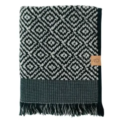 Outlet Mette Ditmer Morocco towel 70x135 cm, Black-white BlackWhite