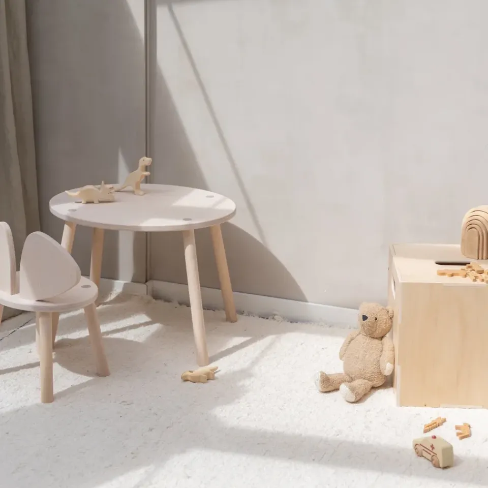 Sale Nofred Mouse set children's chair + table, Birch Beige