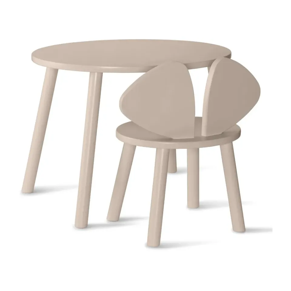 Nofred Mouse set children's chair + table, Beige