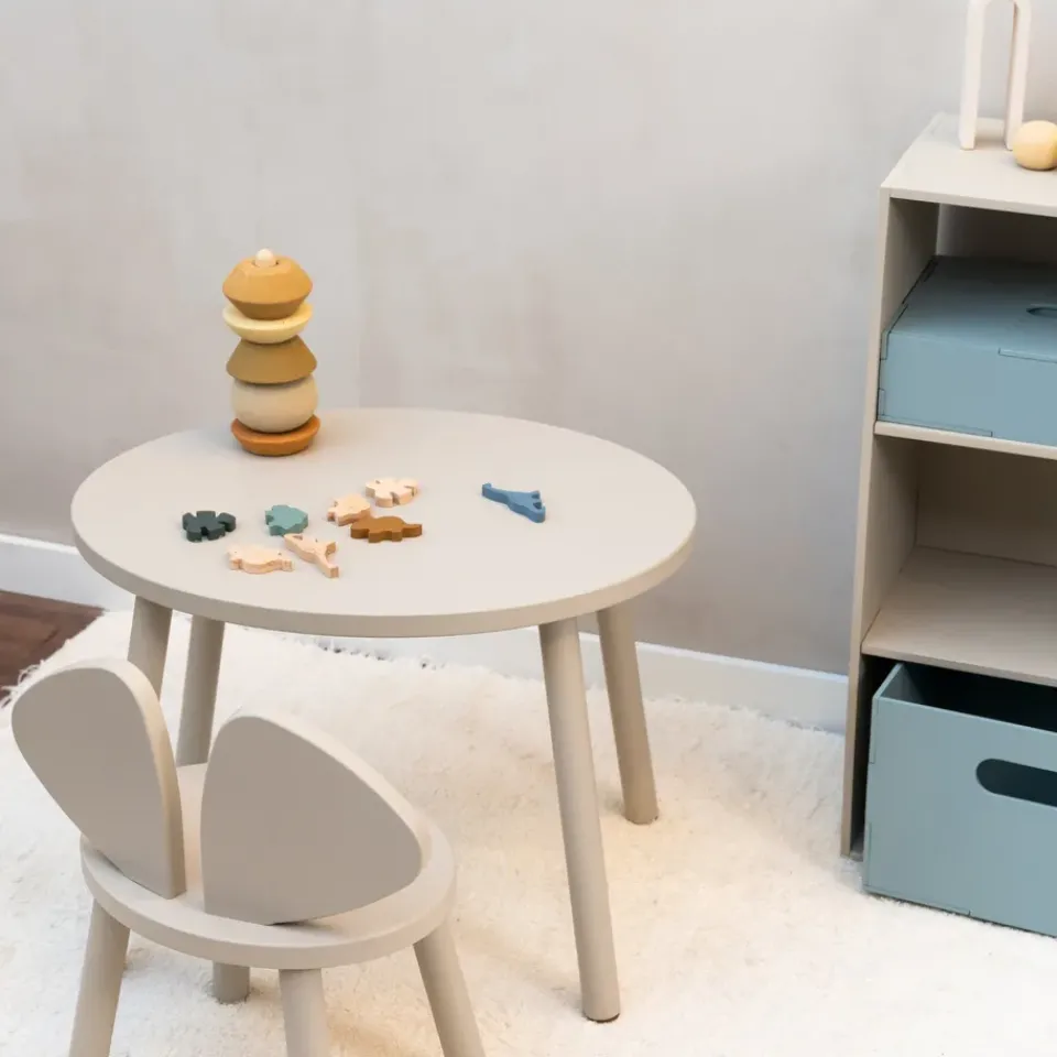 Nofred Mouse set children's chair + table, Beige