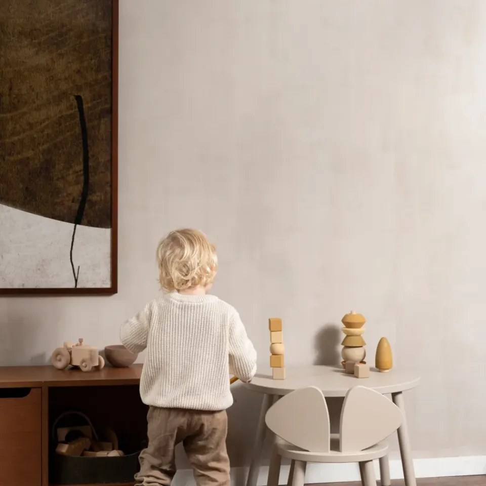 Nofred Mouse set children's chair + table, Beige