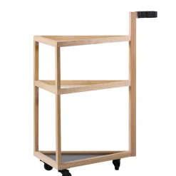 Serving Trolleys^A2 Move serving trolley, Oak Brown