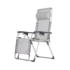 Seating^Fiam Movida sun lounger, Textaline -aluminium frame Grey