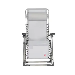 Seating^Fiam Movida sun lounger, Textaline -aluminium frame Grey