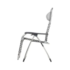 Seating^Fiam Movida sun lounger, Textaline -aluminium frame Grey