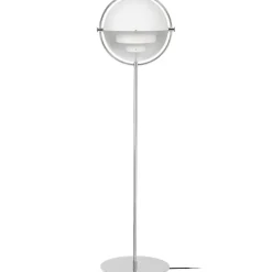 Sale GUBI Multi-Lite floor lamp, Chrome- White