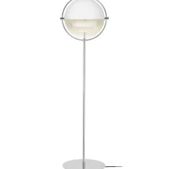Sale GUBI Multi-Lite floor lamp, Chrome- White