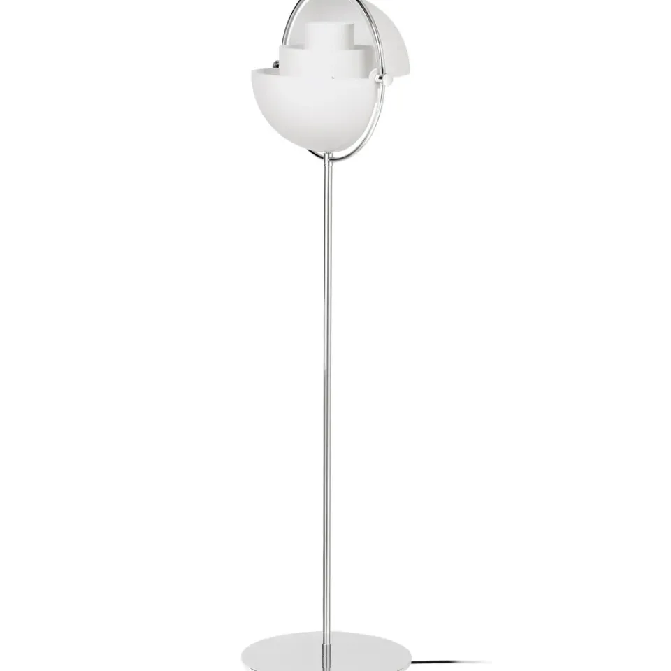Sale GUBI Multi-Lite floor lamp, Chrome- White