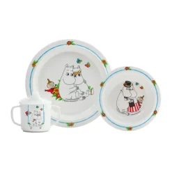 Discount Rätt Start Mumin children's dinnerware set 3 pieces, White Multi