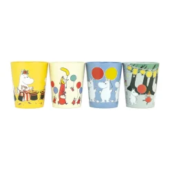 Children's Mugs|Plastic Cups^Rätt Start Mumin Festligheter collector's mugs 15 cl 4-pack, Multi