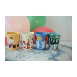 Children's Mugs|Plastic Cups^Rätt Start Mumin Festligheter collector's mugs 15 cl 4-pack, Multi