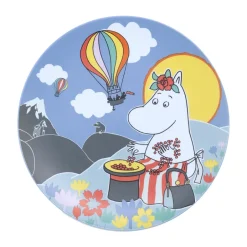 Plastic Plates^Rätt Start Mumin Festligheter plate Ø20 cm, Multi