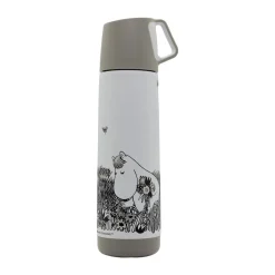 Outlet Rätt Start Mumin Graphic thermos 50 cl, White-black BlackWhite