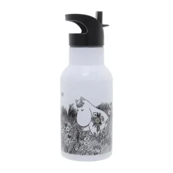 Outlet Rätt Start Mumin Graphic water bottle 34 cl, White BlackWhite