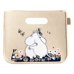 Discount Muurla Mumin Hug storage box 26x26 cm, Beige