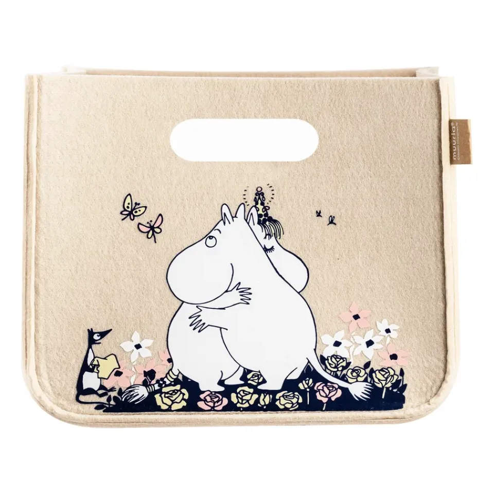 Discount Muurla Mumin Hug storage box 26x26 cm, Beige