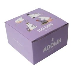 Egg Cups^Pluto Design Mumin joy egg cup 4 parts, White- Multi