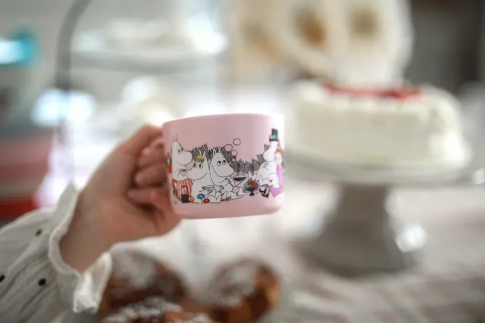 Children's Mugs|Plastic Cups^Rätt Start Mumin Lilla My mug 25 cl, Light Pink