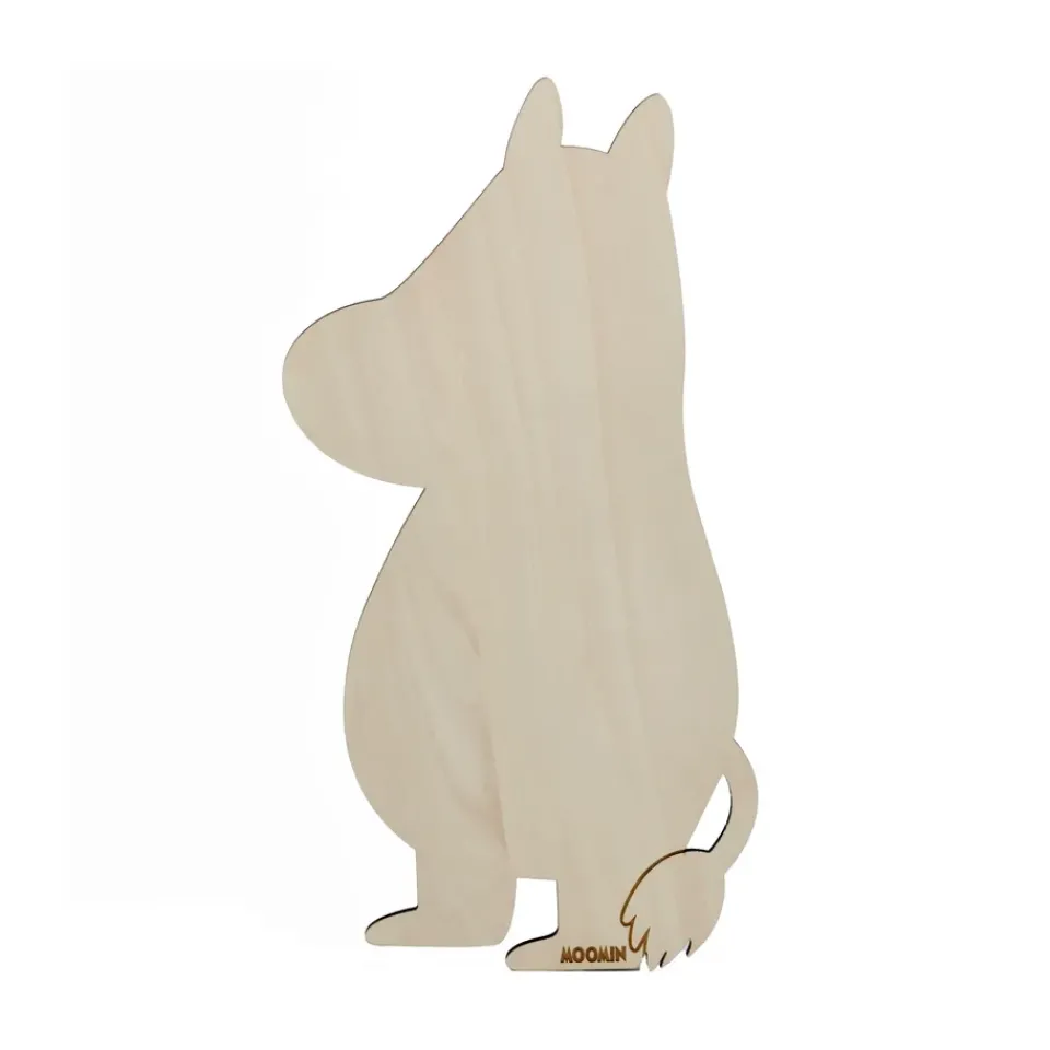 Best Rätt Start Mumin night lamp, Wood Brown