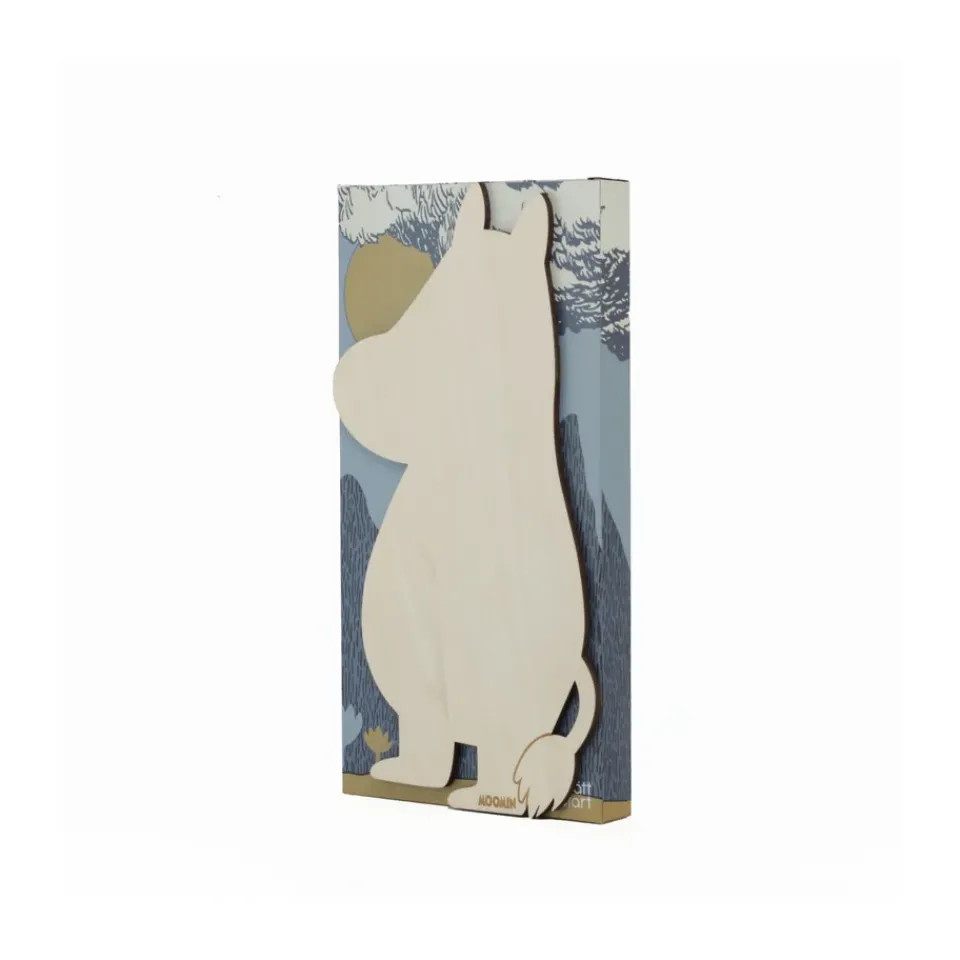 Best Rätt Start Mumin night lamp, Wood Brown