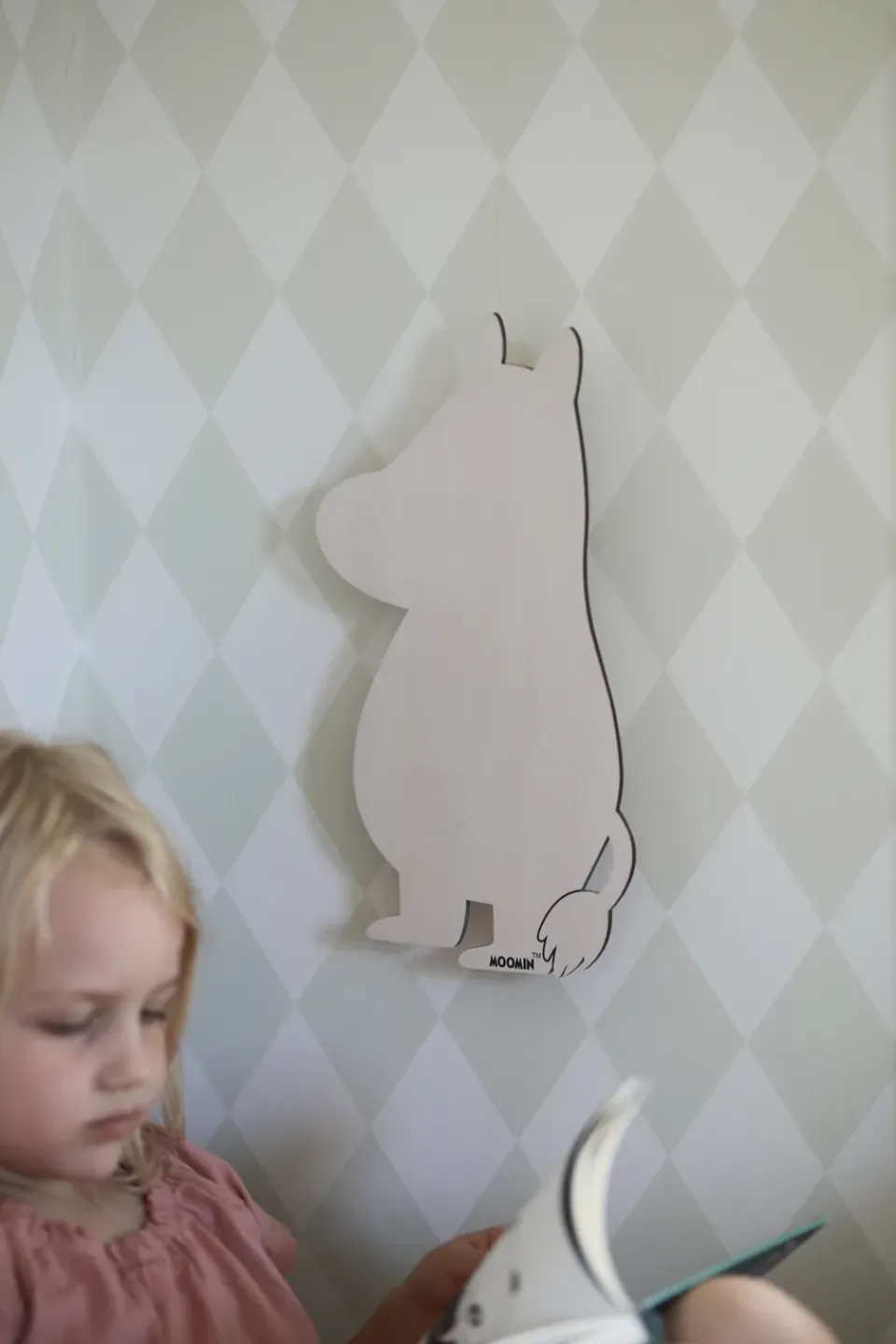 Best Rätt Start Mumin night lamp, Wood Brown