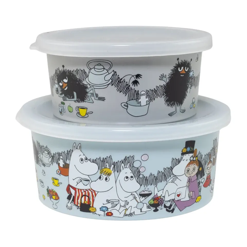 Best Rätt Start Mumin Picknick Stinky snack box 2-pack, Multi