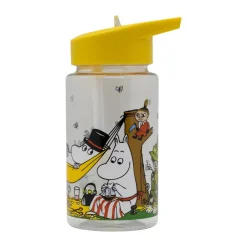 Online Rätt Start Mumin Picknick water bottle 550 ml, Yellow Transparent