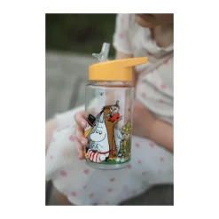 Online Rätt Start Mumin Picknick water bottle 550 ml, Yellow Transparent