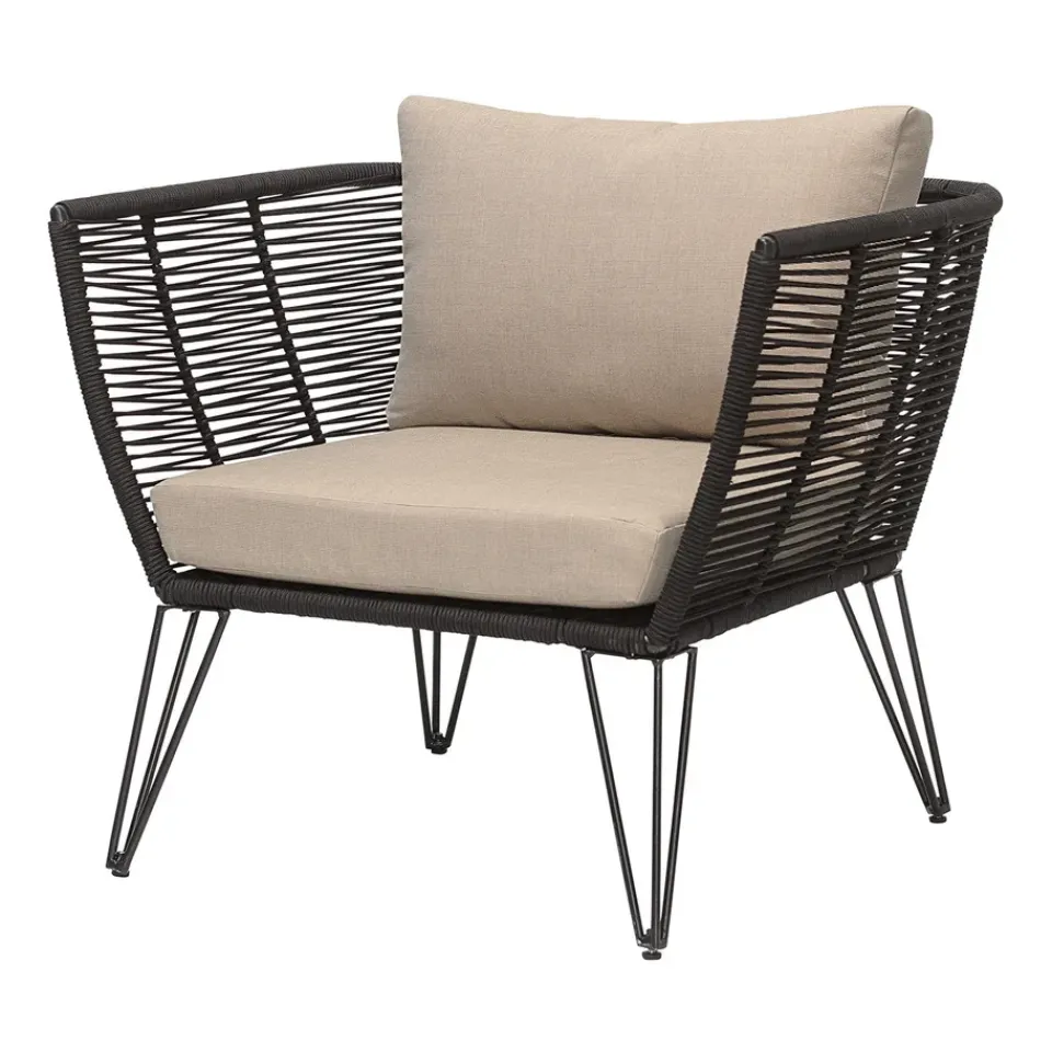 Discount Bloomingville Mundo lounge arm chair, -beige Black