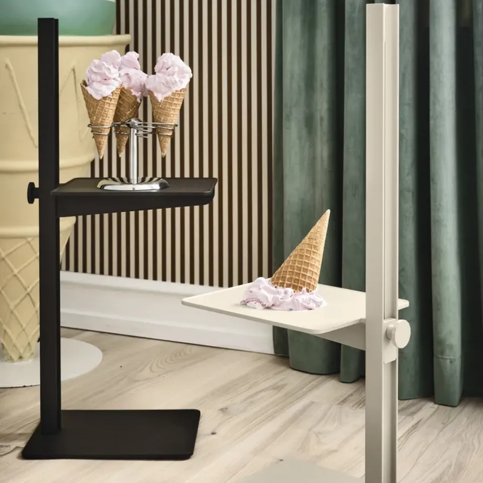 Side Tables^Museum side table, Dark Brown