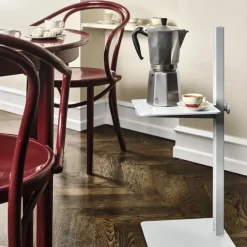 Side Tables^Museum side table, Dark Brown