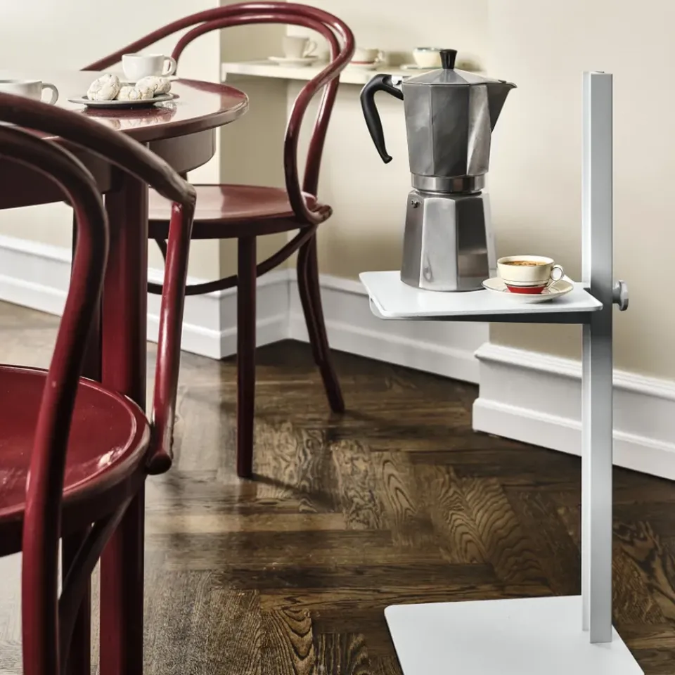Side Tables^Museum side table, Dark Brown