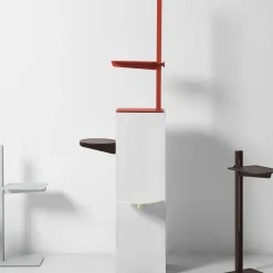 Side Tables^Museum side table, White