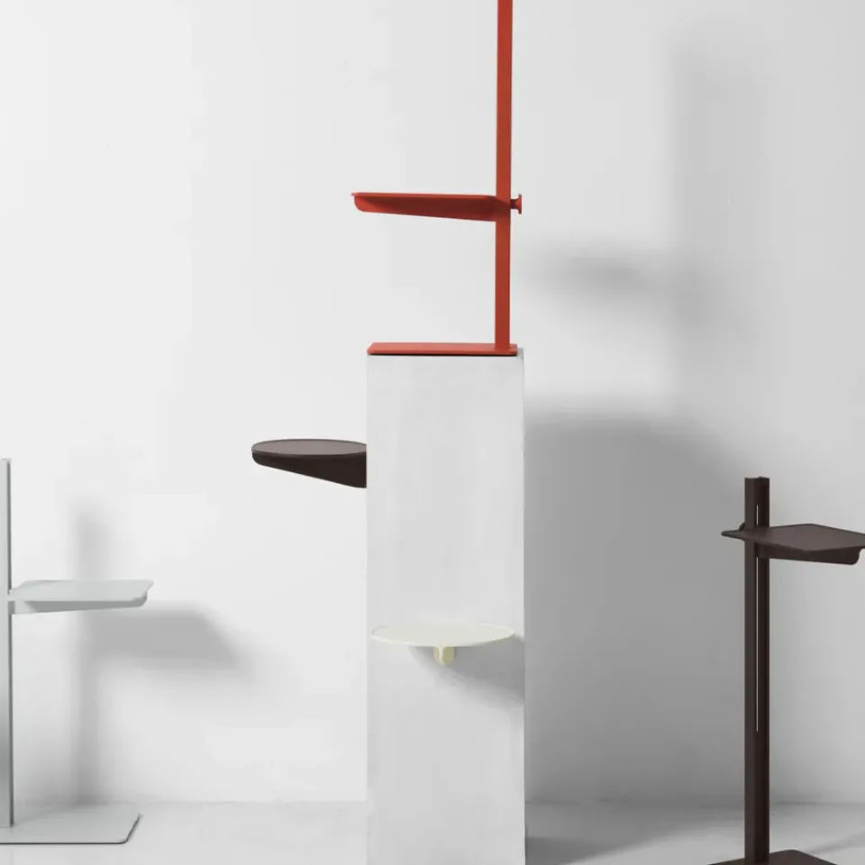 Side Tables^Museum side table, White