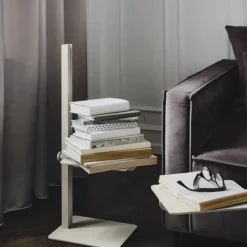 Side Tables^Museum side table, White