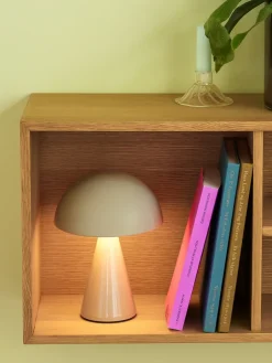 Outlet Hübsch Mush portable table lamp, Sand Beige