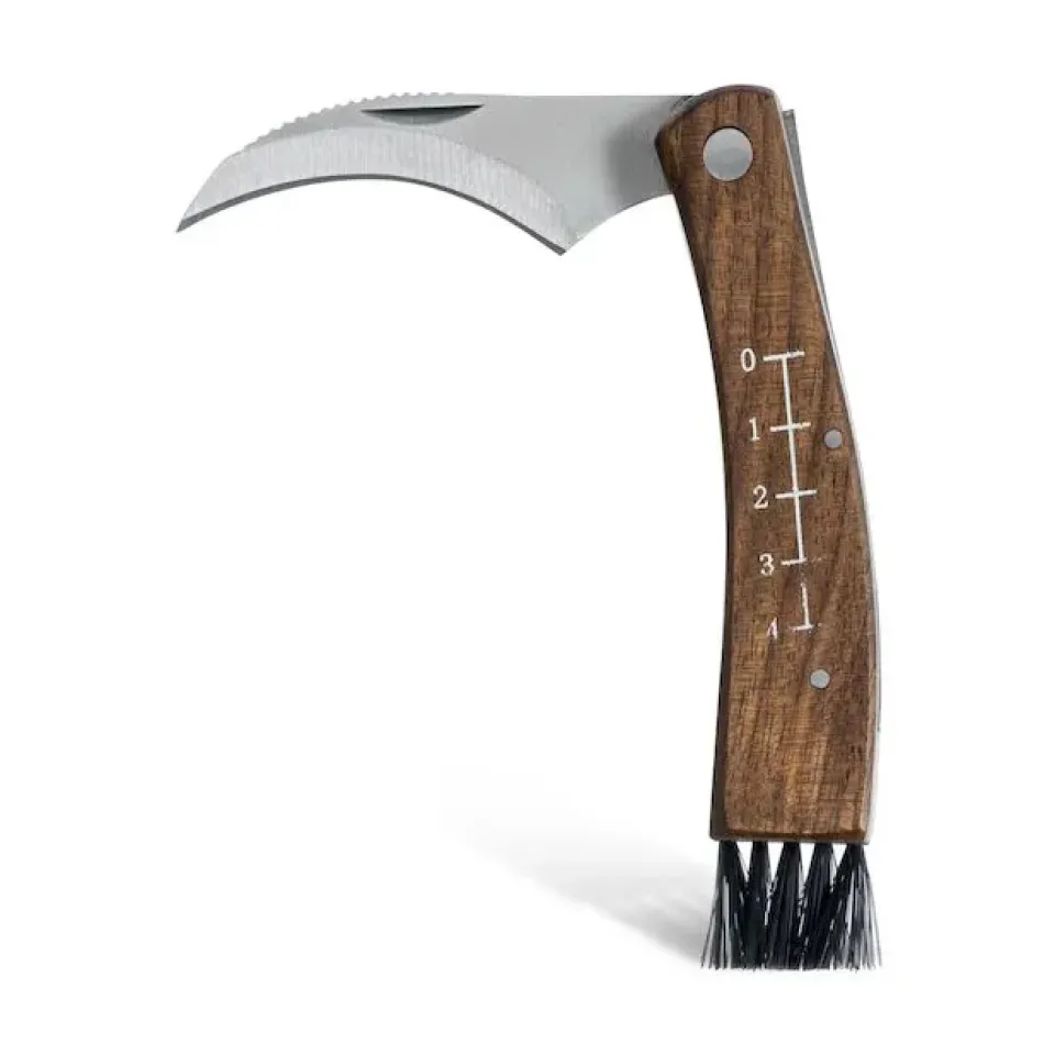 Other Knives^Sagaform Mushroom knife with cover, Oak BlackBrown