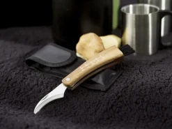 Other Knives^Sagaform Mushroom knife with cover, Oak BlackBrown