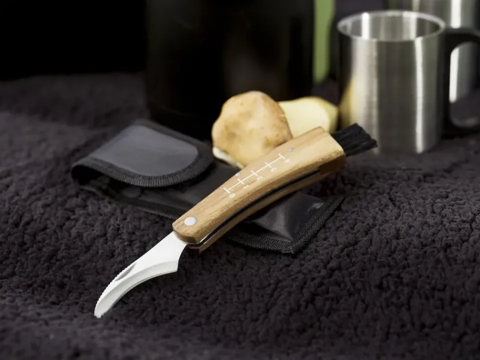 Other Knives^Sagaform Mushroom knife with cover, Oak BlackBrown