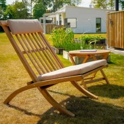 Discount Stockamöllan Muskö lounge chair, Teak Brown