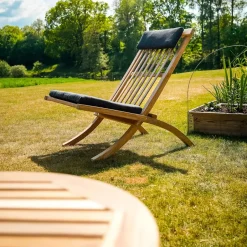 Discount Stockamöllan Muskö lounge chair, Teak Brown