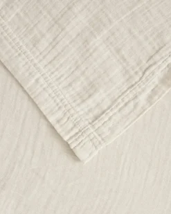 New Garbo&Friends Muslin bed skirt, Eggshell, 160x200x53 cm Beige