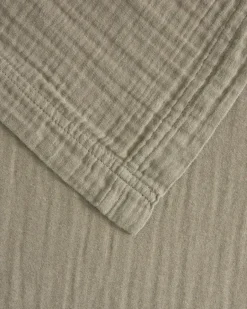 Valances^Garbo&Friends Muslin bed skirt, Geranium, 160x200x53 cm Beige