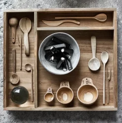 Tea & Coffee Spoons^MUUBS latte-spoon 20 cm, Nature Beige