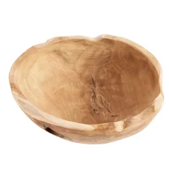 New MUUBS teak salad bowl 30 cm, Nature Beige